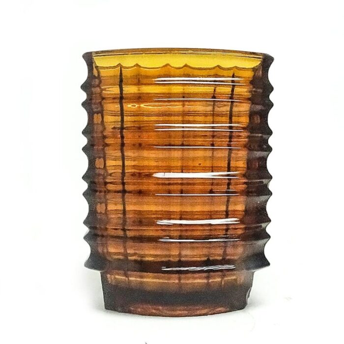 new look optical vase by jan sylwester drost for zabkowice glassworks 1970s 1 2