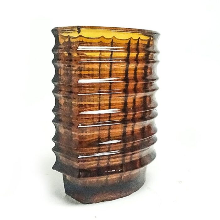 new look optical vase by jan sylwester drost for zabkowice glassworks 1970s 6 1