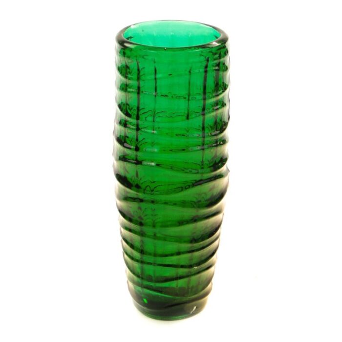 new look vase by jan sylwester drost for zabkowice glassworks 1970s 1