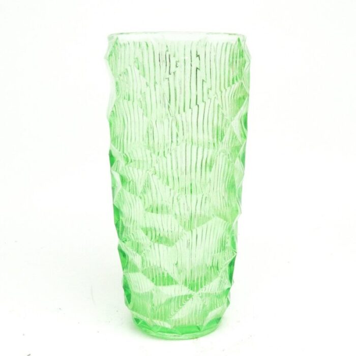 oculus vase by jan sylwester drost for zabkowice glassworks 1970s 1