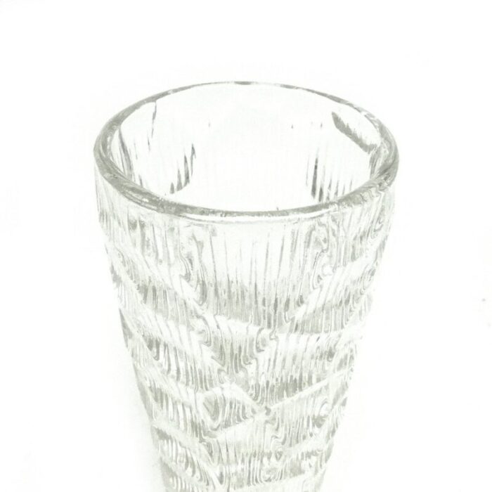 oculus vase by jan sylwester drost for zabkowice glassworks 1970s 10