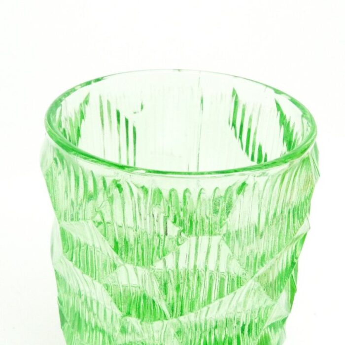 oculus vase by jan sylwester drost for zabkowice glassworks 1970s 8