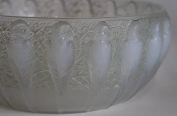 opalescent parakeets bowl by rene lalique 1931 4864