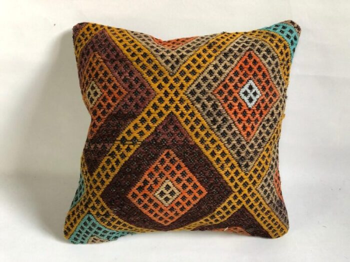 oushak geometric cushion cover 1960s 4952