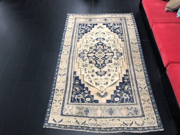 oushak handmade floor muted area rug 2