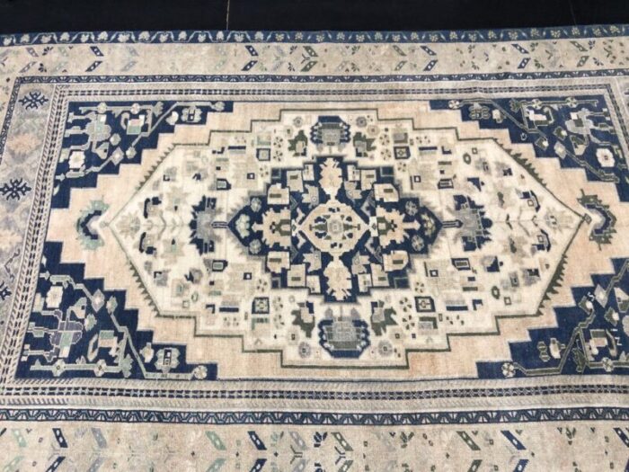 oushak handmade floor muted area rug 6