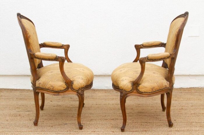 pair of 20th century french louis xv chairs 2284