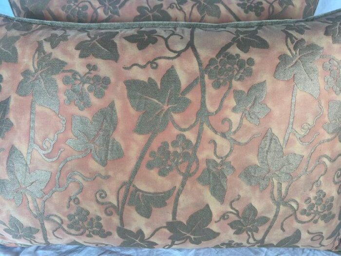 pair of ederna patterned fortuny textile pillows 7207