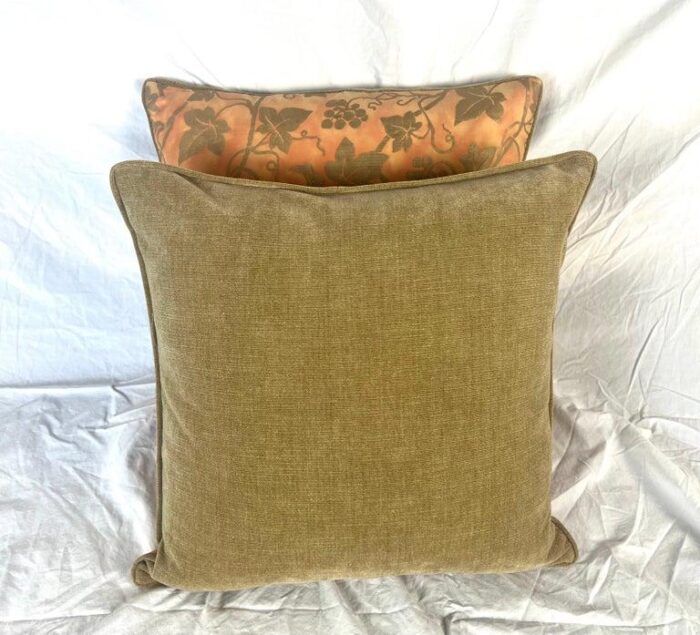 pair of ederna patterned fortuny textile pillows 9029