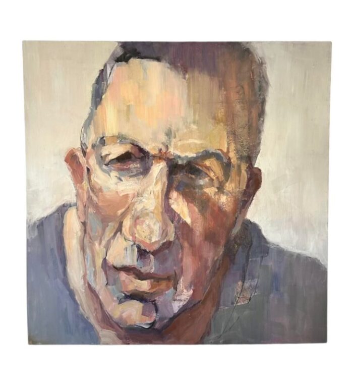 peter bowen jan vink portrait 2000s large oil on canvas 0980