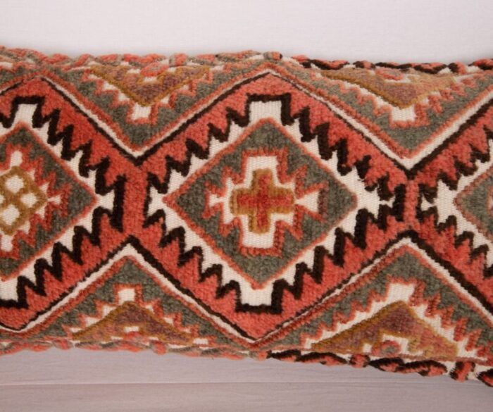 pillow cover made from an early 20th century karakalpak tent band uzbekistan 4535