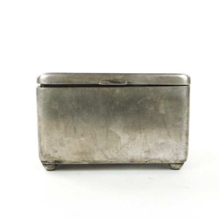 plated brass sugar box from jarra poland 1930s 1