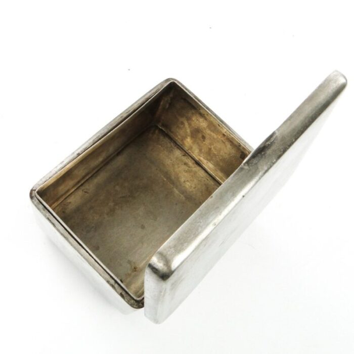 plated brass sugar box from jarra poland 1930s 2