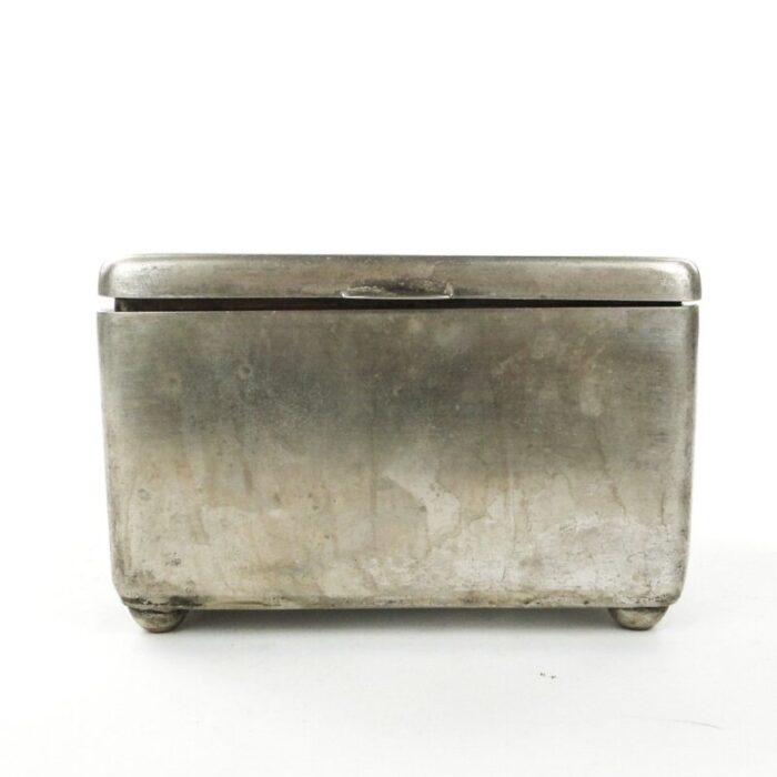 plated brass sugar box from jarra poland 1930s 5