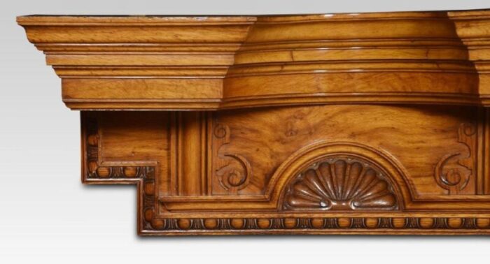 pollard oak overdoor pediment 2