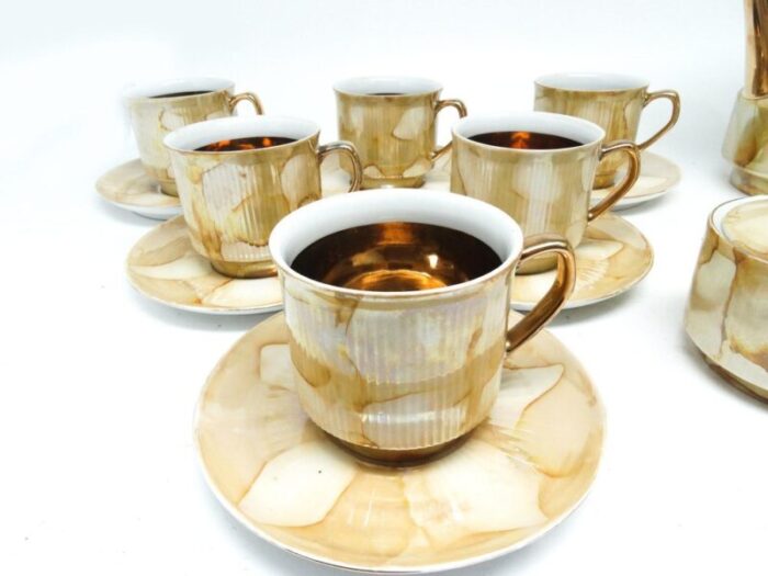 postmodern roman coffee set from chodziez poland 1960s set of 14 10