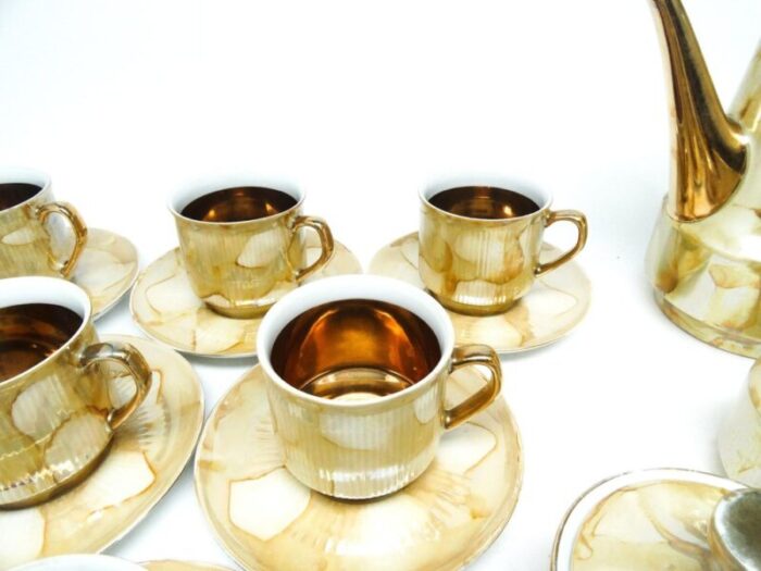 postmodern roman coffee set from chodziez poland 1960s set of 14 11