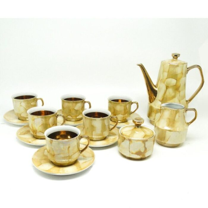 postmodern roman coffee set from chodziez poland 1960s set of 14 3