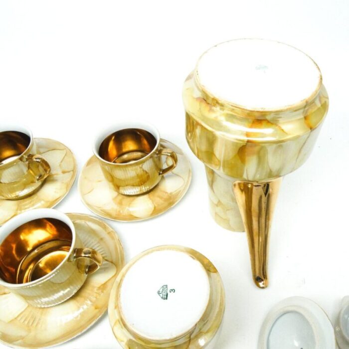 postmodern roman coffee set from chodziez poland 1960s set of 14 5