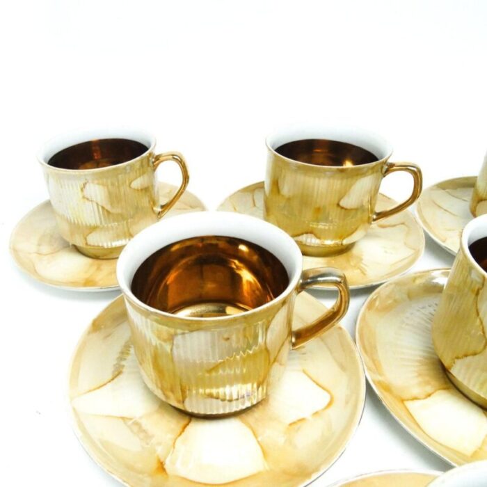 postmodern roman coffee set from chodziez poland 1960s set of 14 8