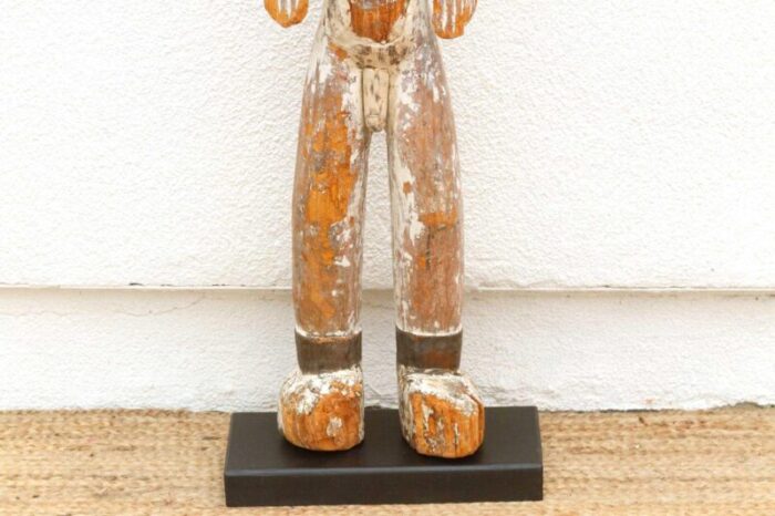 rare antique standing igbo male figure 0086