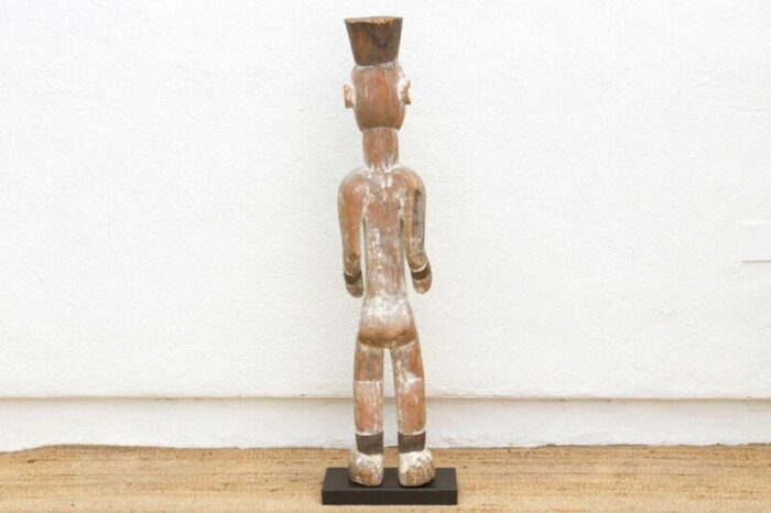 rare antique standing igbo male figure 7213