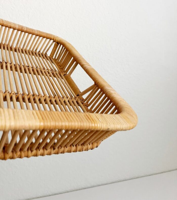 rattan tray by artek finland 1960s 2558