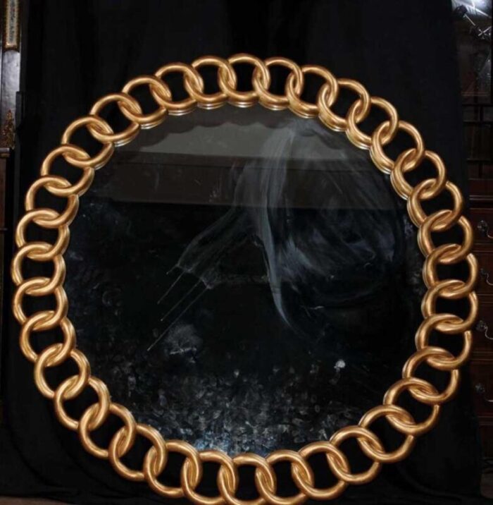 regency english round gilt mirrors 1