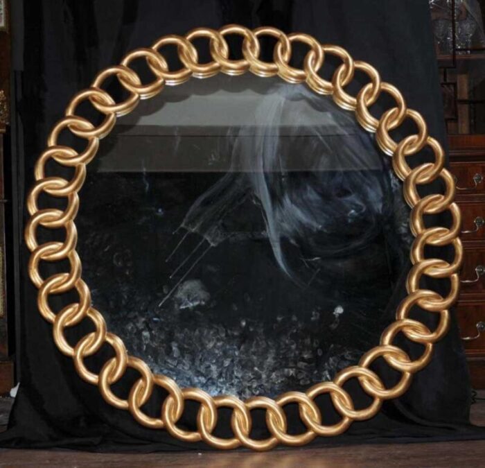 regency english round gilt mirrors 2