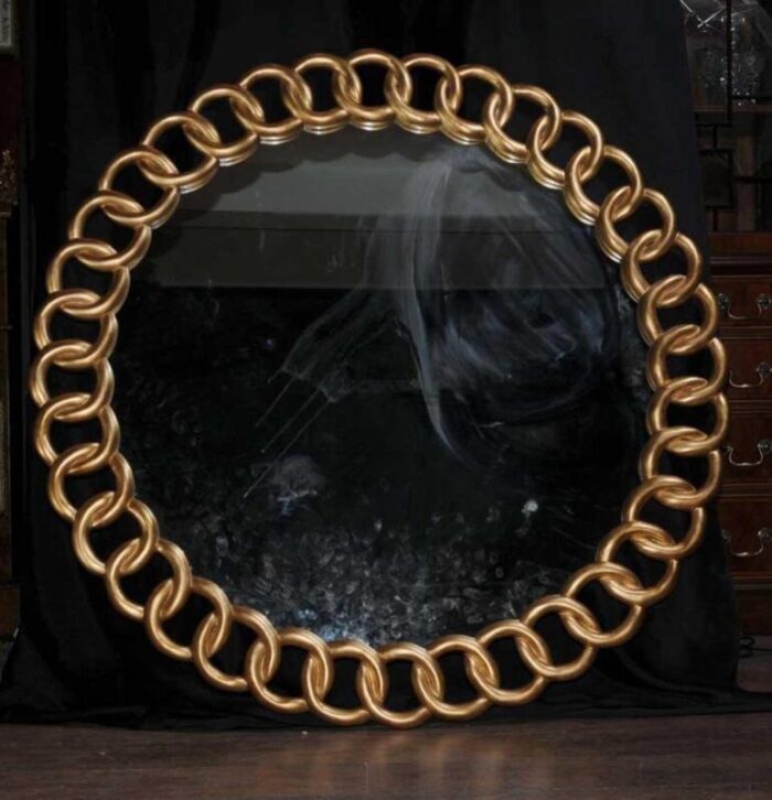 regency english round gilt mirrors 4