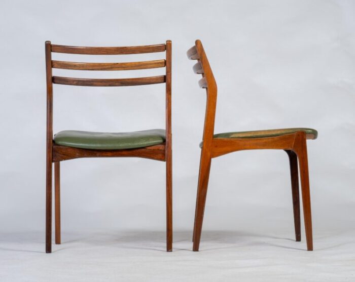 rosewood dining chairs by vestervig eriksen for brdr tromborg denmark 1960s set of 6 4795