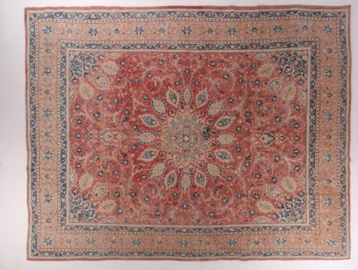 rustic wool rug 1960s 2