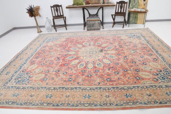 rustic wool rug 1960s 5