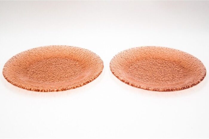 sahara plates by j drost for zabkowice poland 1970s set of 2 2