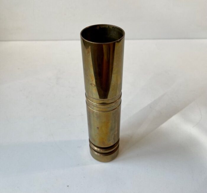 scandinavian modern bronze vase 1960s 2