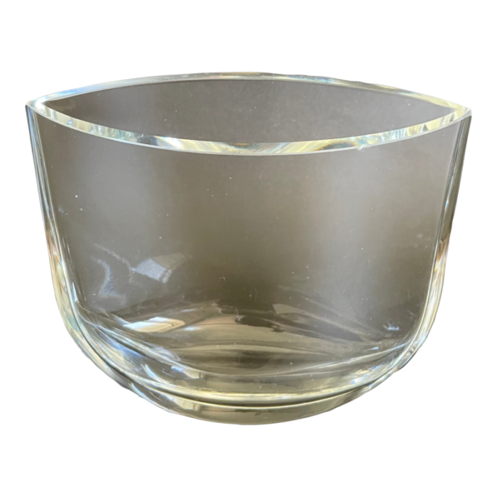 scandinavian oval crystal vase 4477