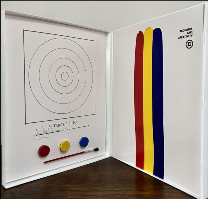 sealed jasper johns target 1970 technics and creativity ii book un opened 2333