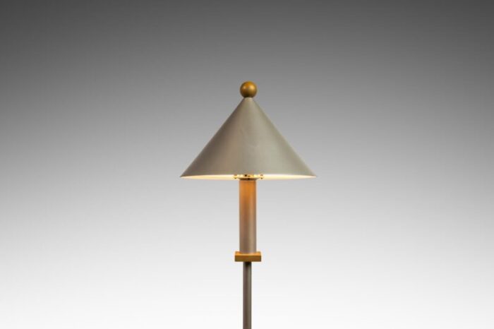 set of two post modern memphis style table lamps by george kovacs for sonneman usa c 1990s 9656