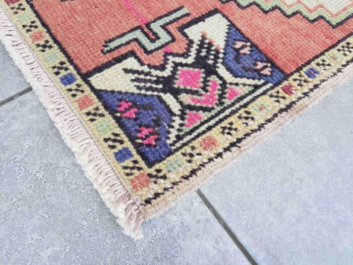 small anatolian decorative area rug 1960 2905