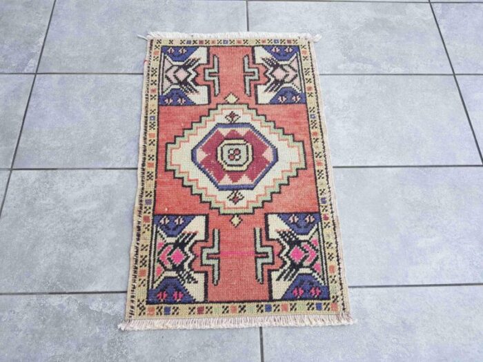 small anatolian decorative area rug 1960 5974