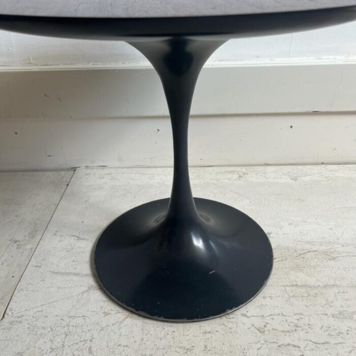 small arkana tulip round occasional table with rosewood top 1960s 7456