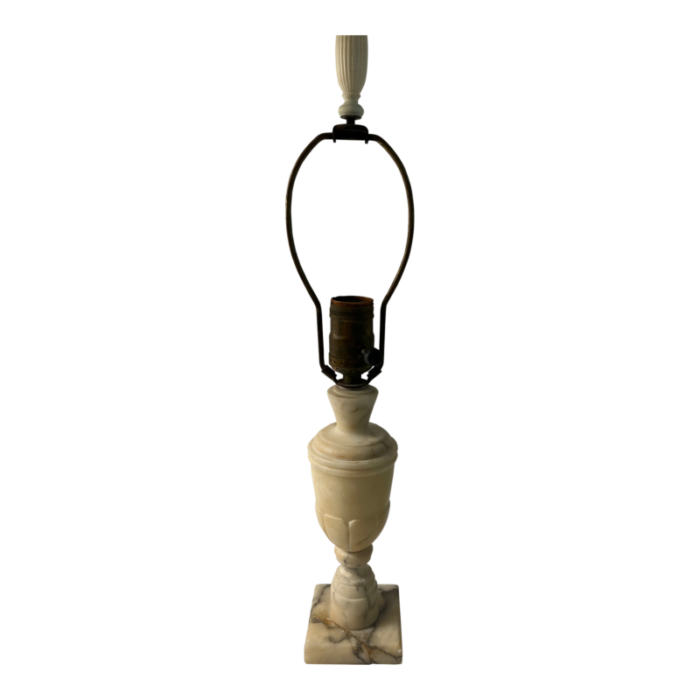 small early 20th century alabaster lamp 5107