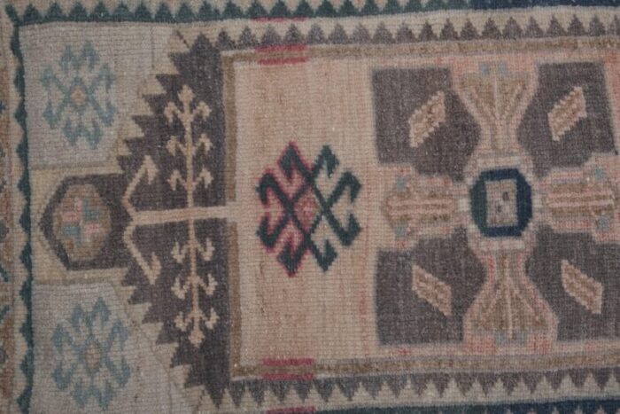 small hand knotted rug 1970s set of 2 6