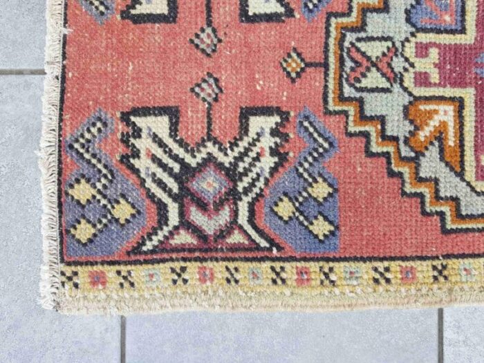 small handknotted floor rug 1960s 0249