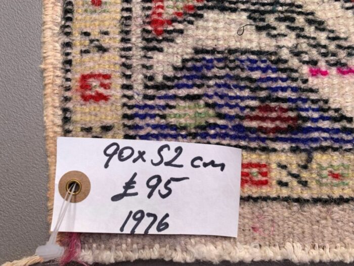 small vintage rug in wool turkey 5