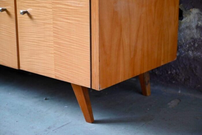 small vintage scandinavian style compass feet sideboard 1960s 1038