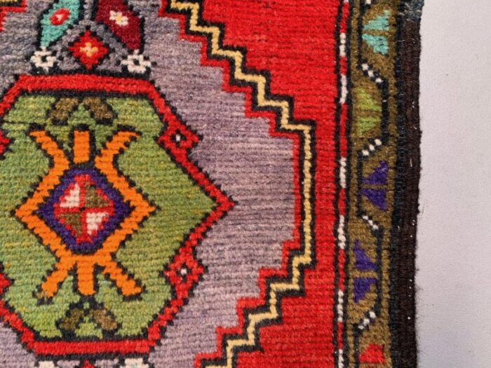 small vintage turkish rug 2