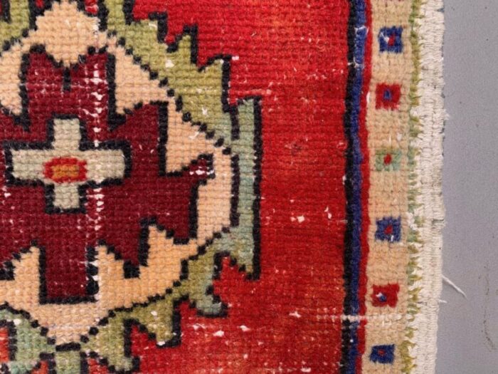 small vintage turkish rug in wool 2