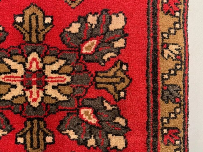 small vintage turkish wool rug 2