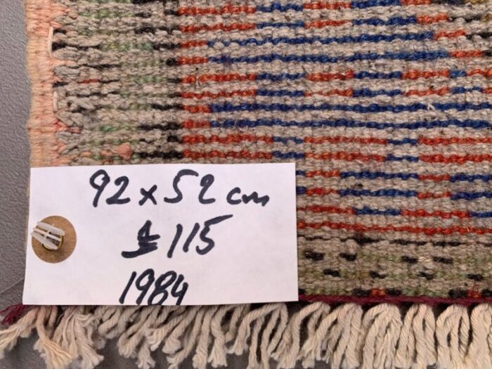 small vintage turkish wool rug 5 3